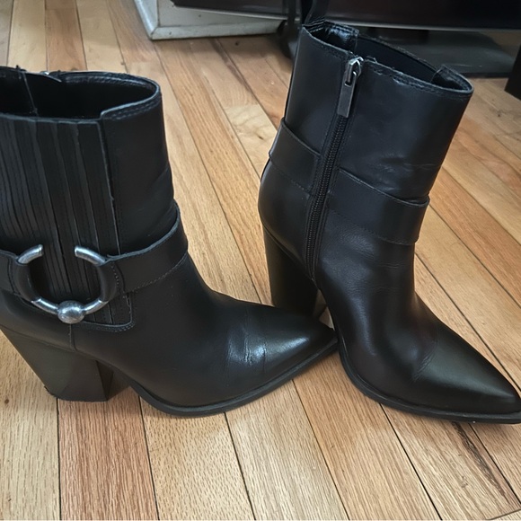 Steve Madden Black Heeled Boots